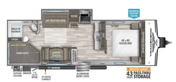 Grand Design Transcend Xplor 261BH exterior