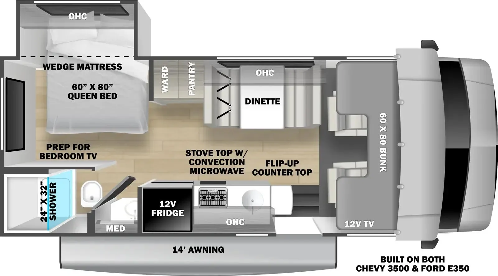 2027 Forest River Solera 23S - Floor plan