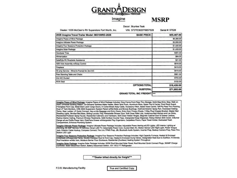 2026 Grand Design Imagine 3100RD - Photo 4