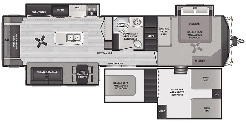 Keystone Retreat 39FLFT floor plan