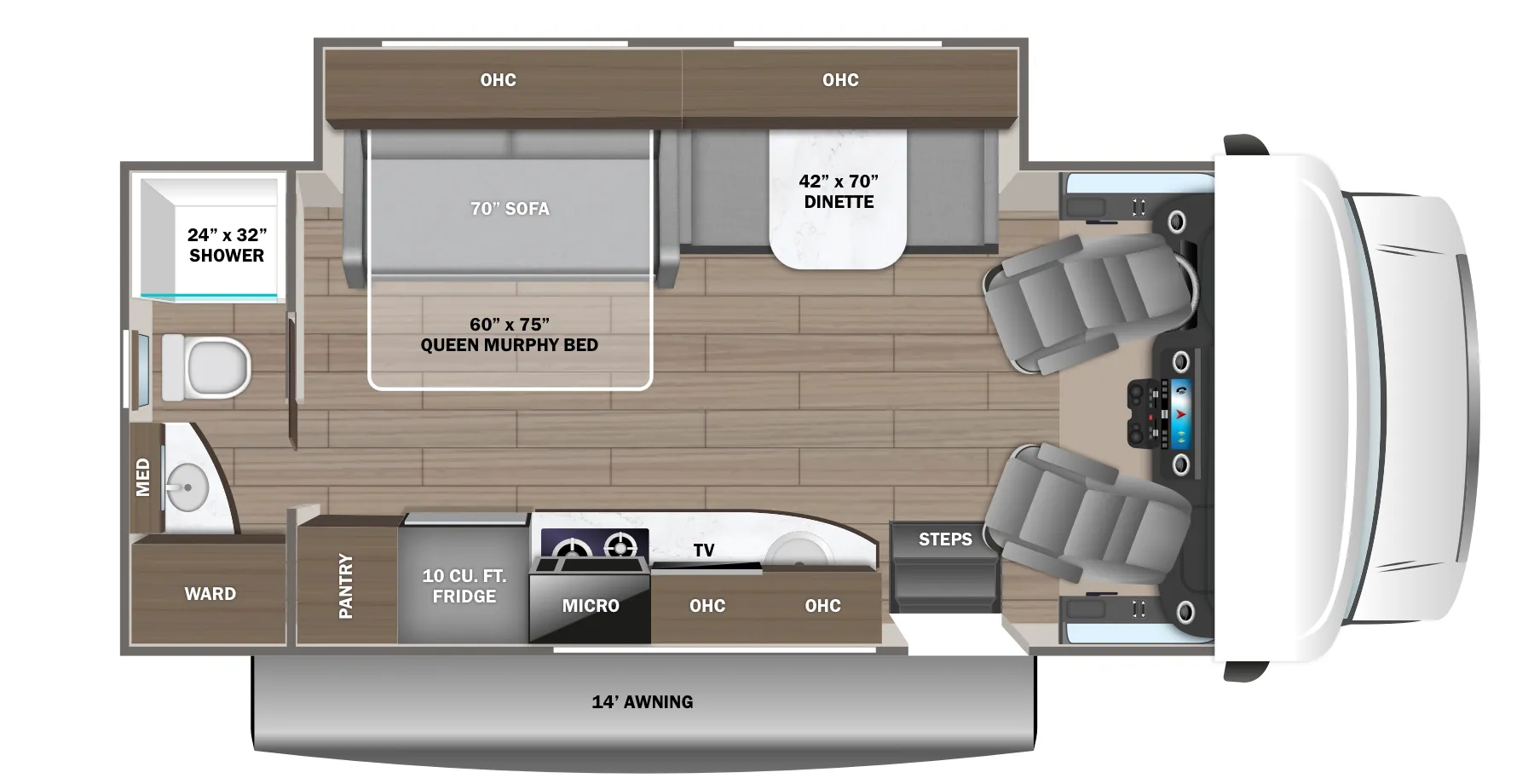 Jayco Melbourne 24R floor plan