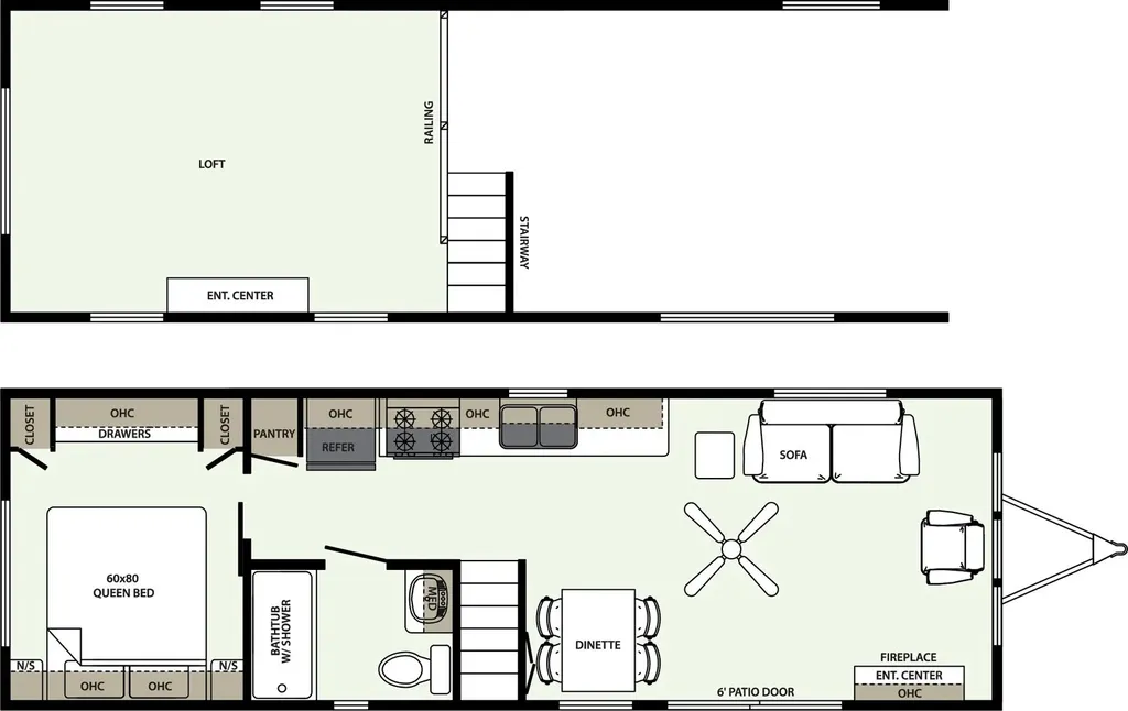 2027 Forest River Quailridge 355FLL floor plan