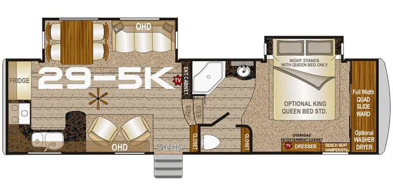 2014 Northwood Arctic Fox 29-5K floor plan