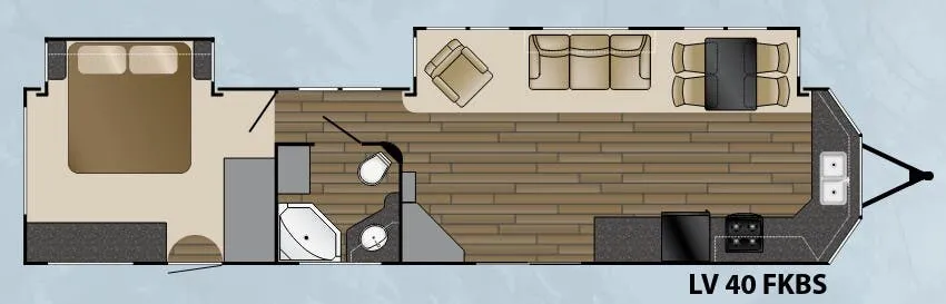 Breckenridge Lakeview 40 FKBS floor plan
