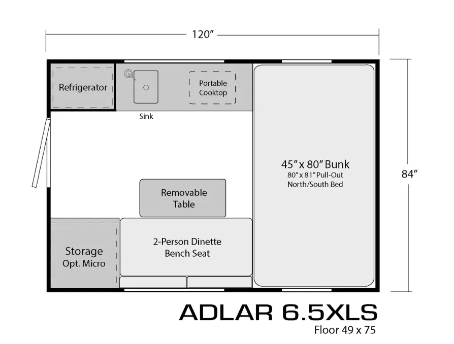 2026 Soaring Eagle ADLAR 6.5XLS floor plan