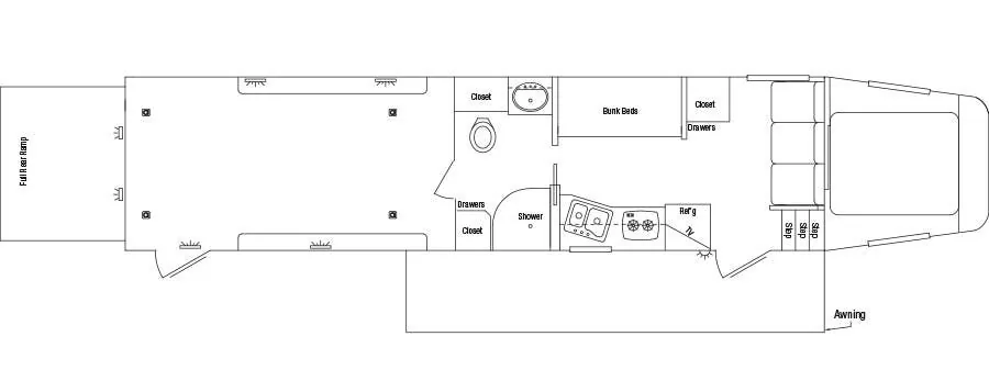 Sundowner Pro-Grade 2686 GM floor plan