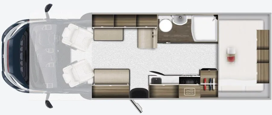 Auto-Trail Imala 736G floor plan