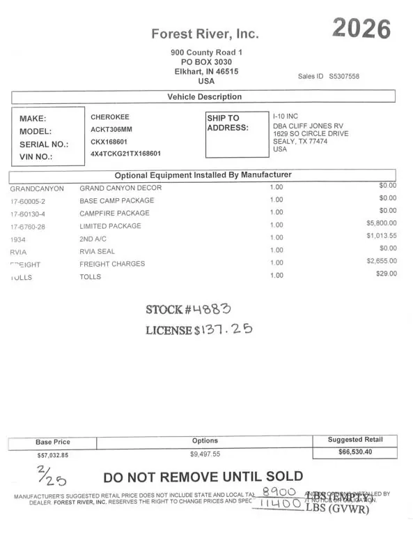 2026 Forest River Cherokee 306MM, Photos photo 88