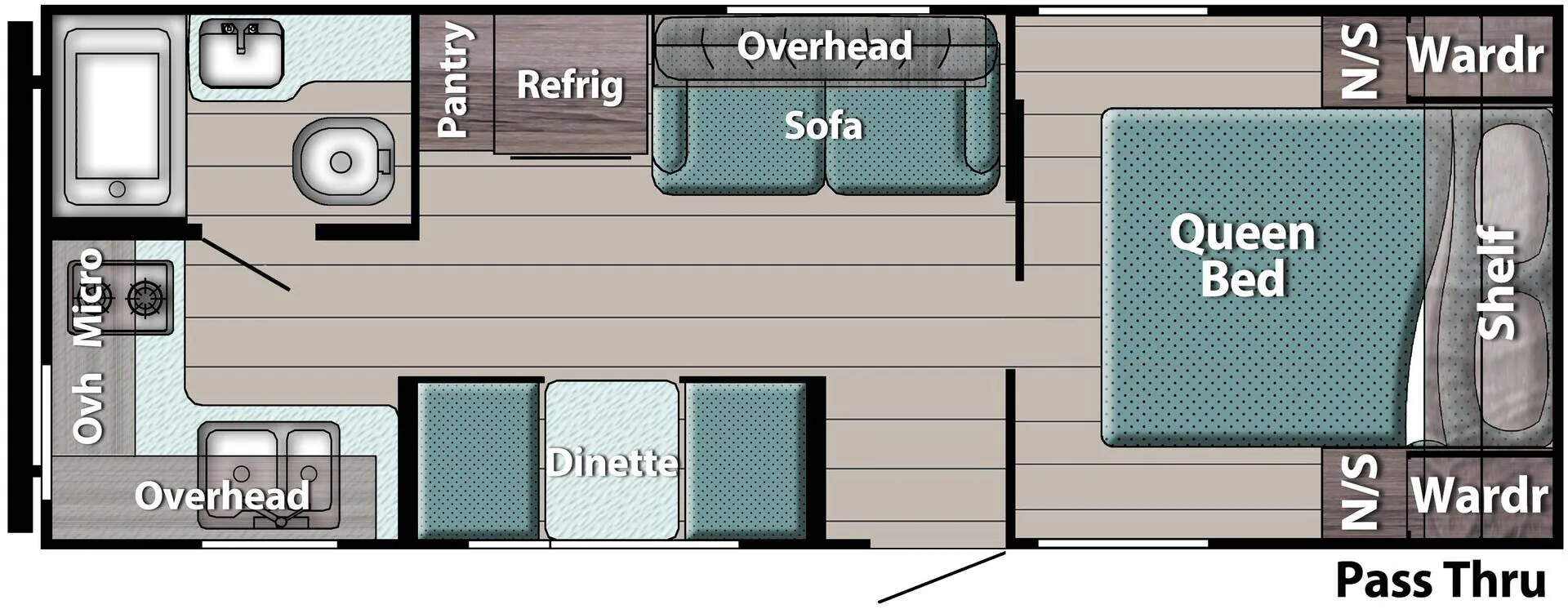 Gulf Stream Kingsport Lite Ultra-Lite 221RK floor plan