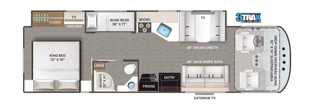 2026 Thor Motor Coach Resonate 32B floor plan