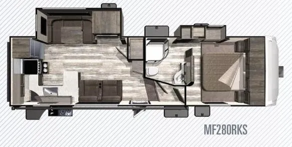 Highland Ridge Mesa Ridge Limited MF280RKS floor plan