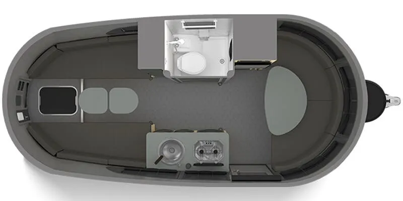 Airstream REI Special Edition Basecamp 20X floor plan