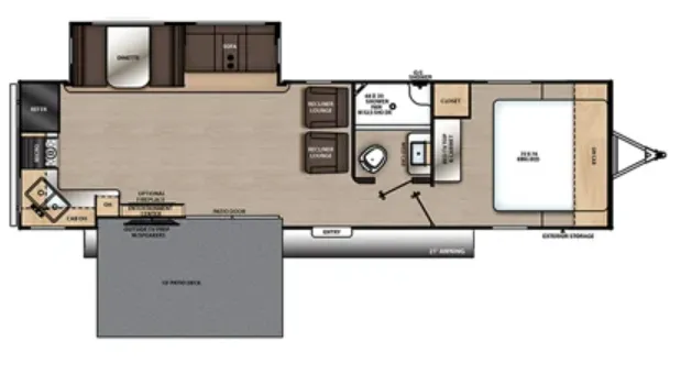 2019 Coachmen Catalina Legacy 303RKP - Floor plan