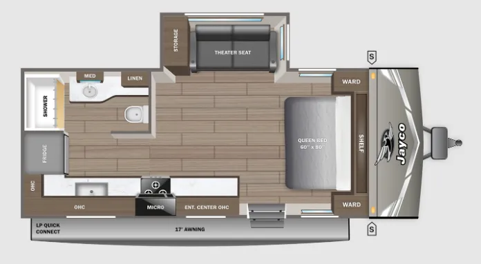 Jayco Jay Flight 200MKSW floor plan