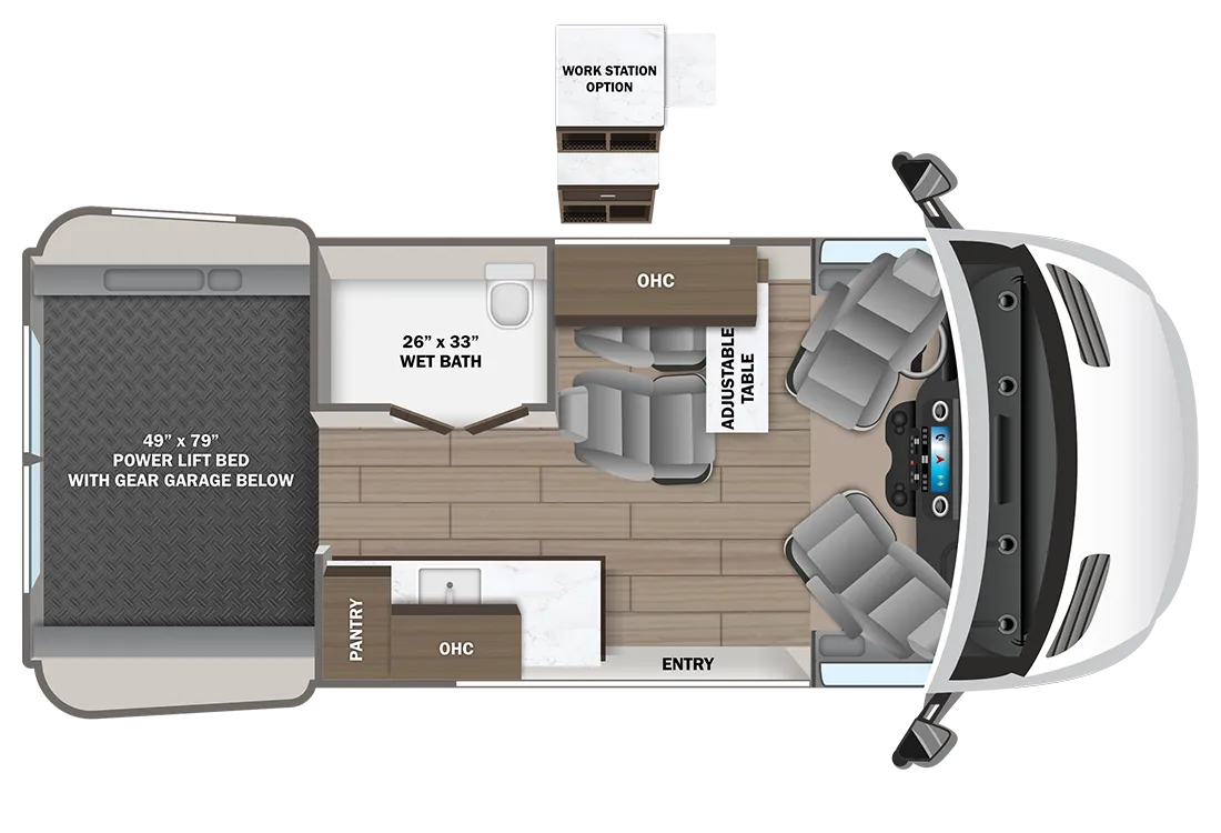 2024 Entegra Coach Launch 19Y - Floor plan