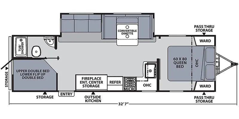2023 Coachmen Apex Ultra-Lite 284BHSS - Floor plan