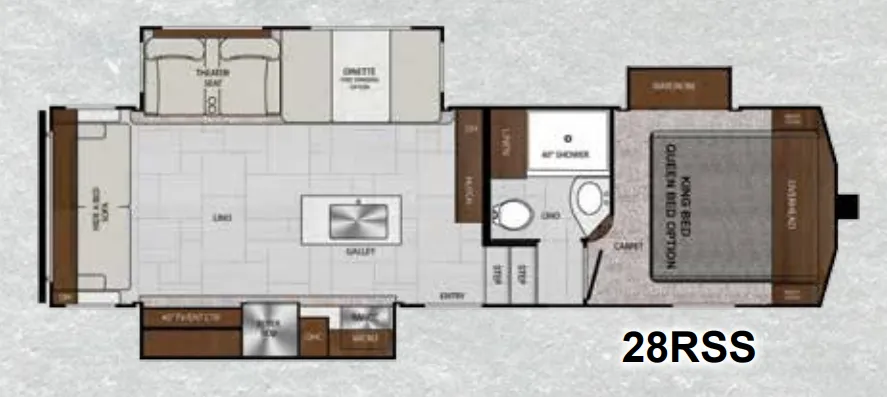 Forest River Impression 28RSS floor plan