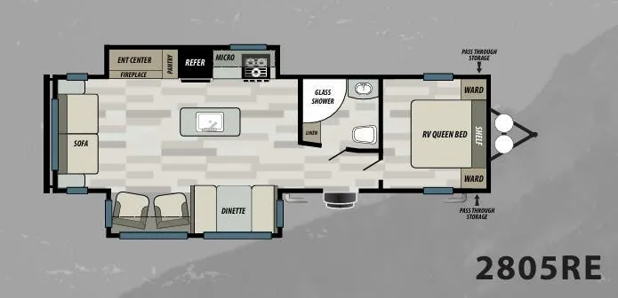 Forest River Sonoma 2805RE floor plan