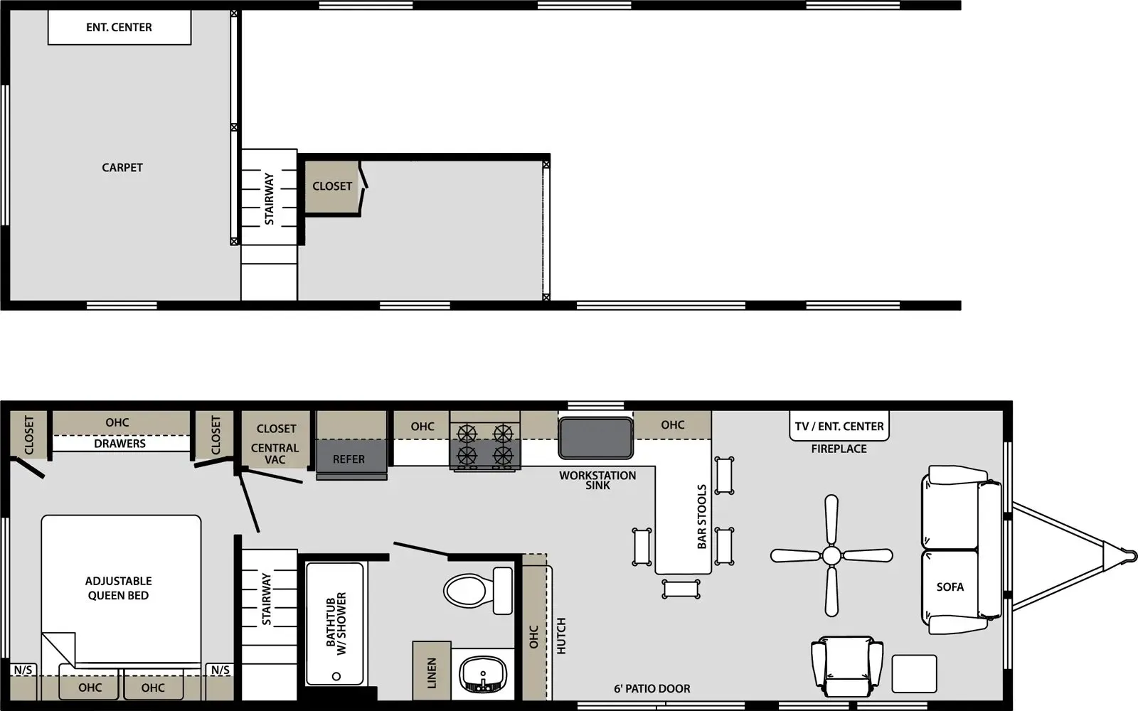 Forest River Quailridge Premier 39FLSK-P floor plan