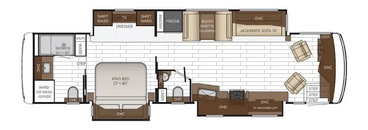 2026 Newmar Northern Star 3709 - Floor plan