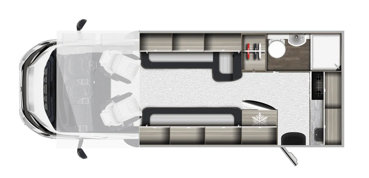 Auto-Trail Expedition Coachbuilt C63 floor plan
