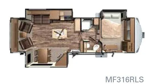 Highland Ridge Mesa Ridge MF316RLS floor plan