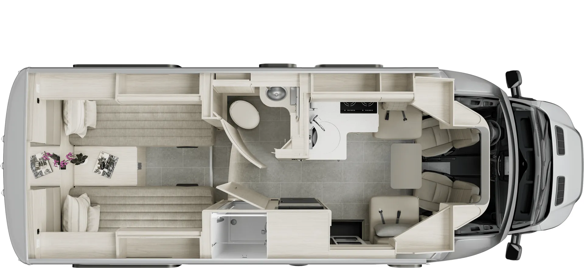Leisure Travel Wonder W24RTB floor plan