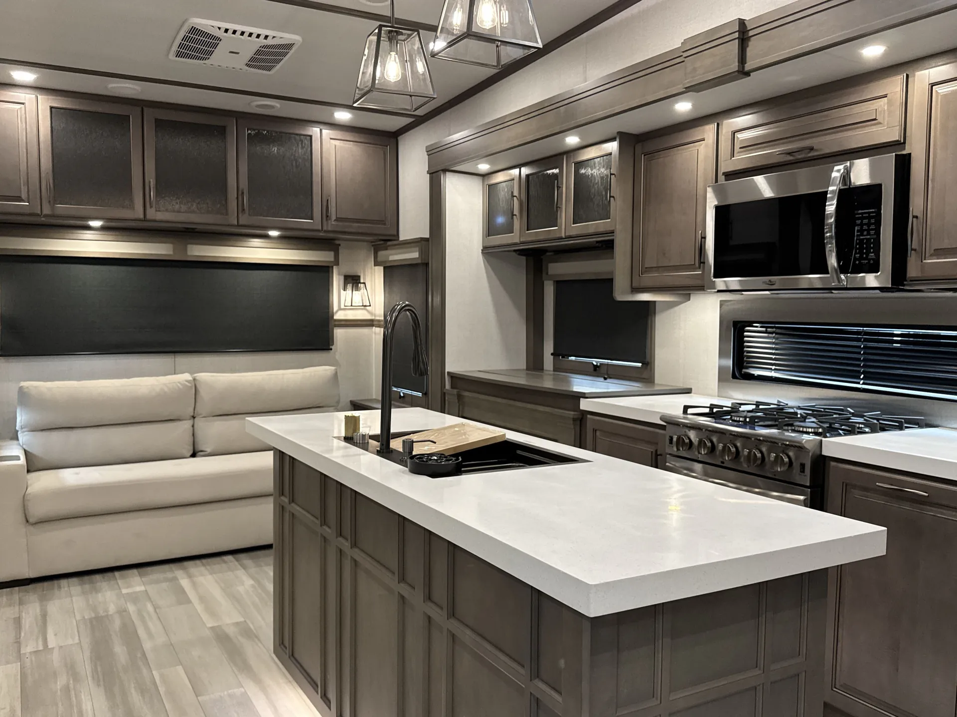 2024 Grand Design Solitude 370DV — wide interior living