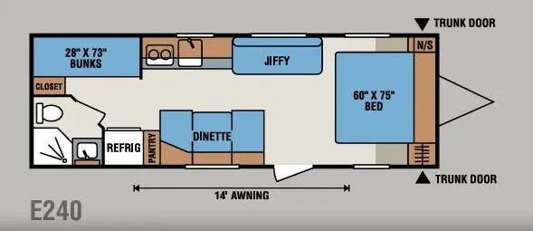 K-Z Spree Escape E240 floor plan