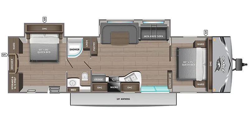 2026 Jayco Jay Flight 380DQS floor plan