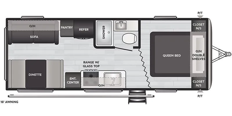 2022 Keystone Springdale 220RD - Floor plan