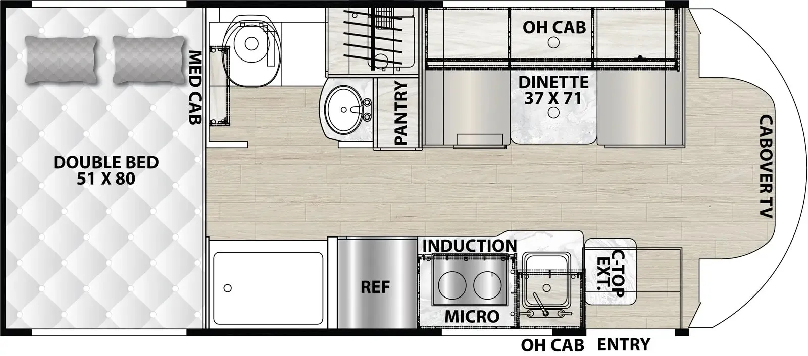 2026 Coachmen Cross Trail XL 20XG - Floor plan