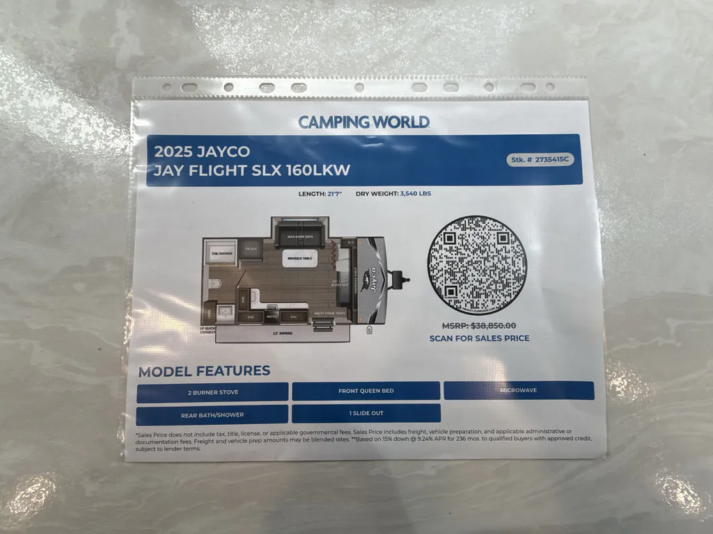 2025 Jayco Jay Flight SLX 160LKW, Photos photo 13