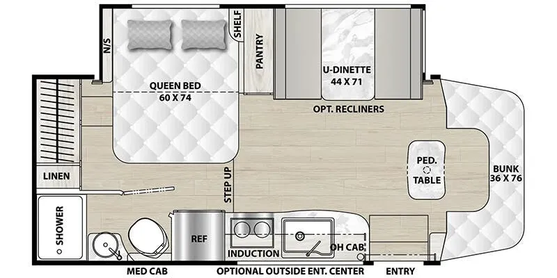 2026 Coachmen Prism Select 24FSS - Floor plan