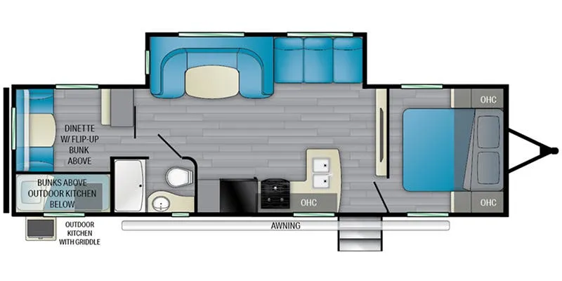 Heartland Prowler 303BH floor plan
