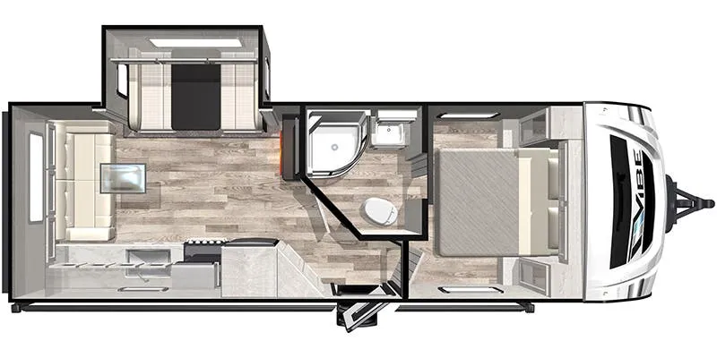 Forest River Vibe 24RL floor plan