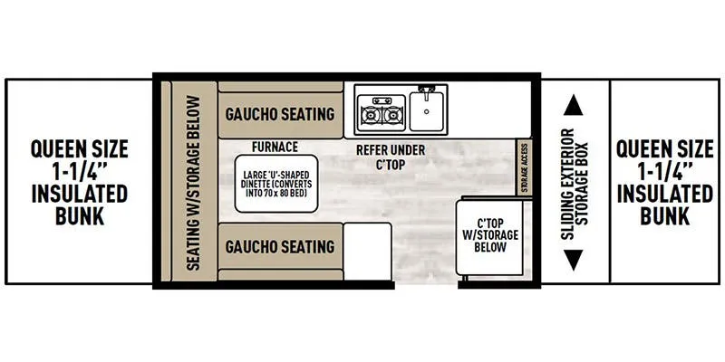 Forest River Viking LS 2308LS floor plan