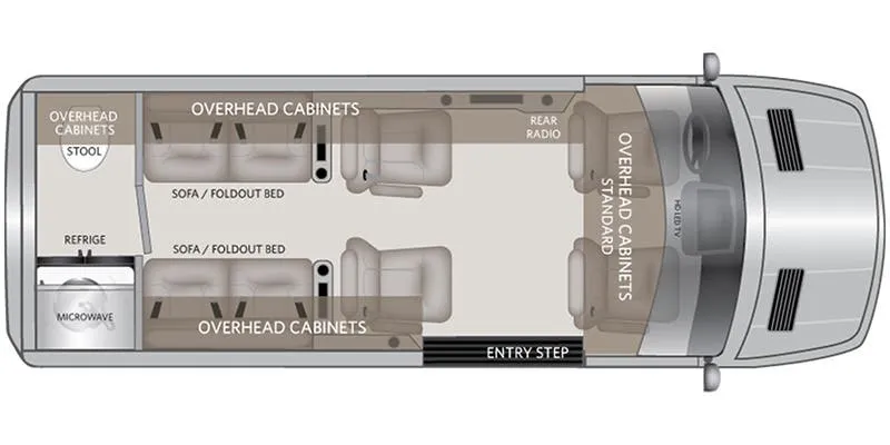 American Coach American Patriot Cruiser D4 floor plan