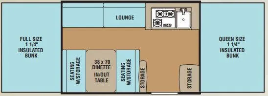 Coachmen Clipper Sport 107 floor plan