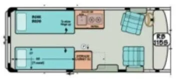 Sportsmobile Promaster 115S floor plan