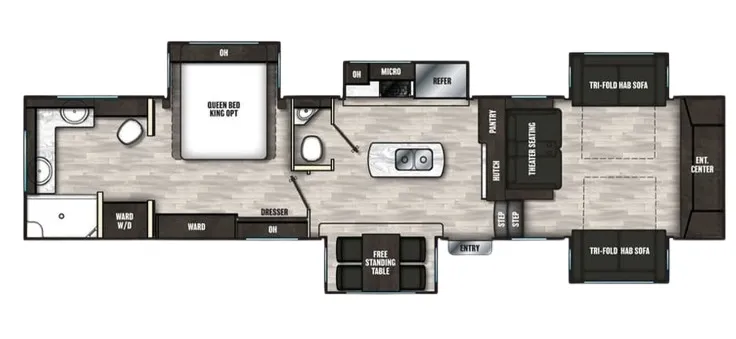 Coachmen Brookstone 344FL floor plan