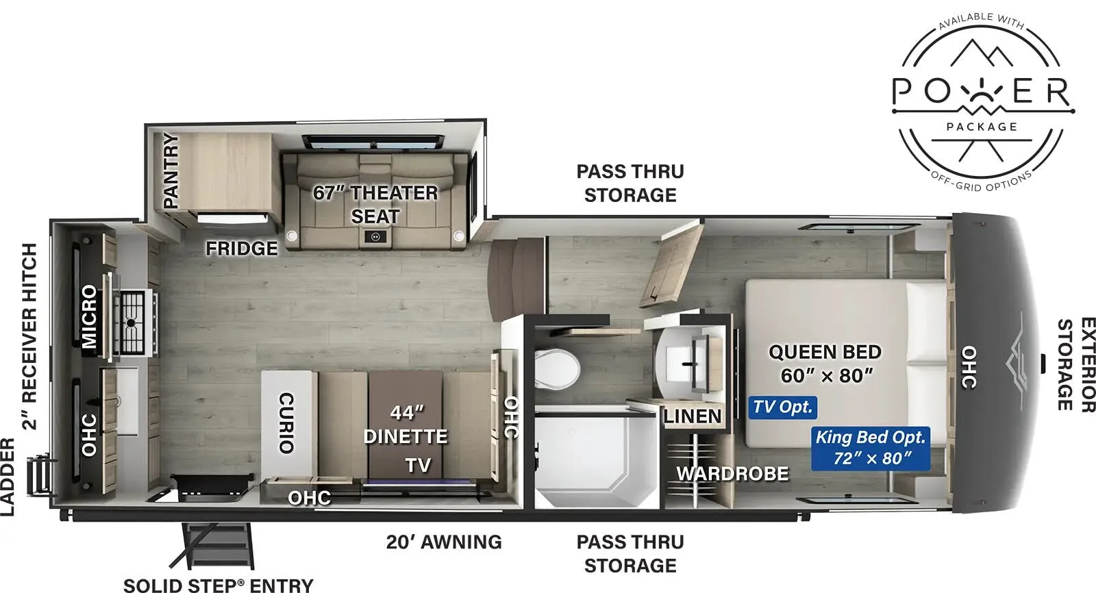 2025 Forest River Flagstaff Classic F282RK - Floor plan