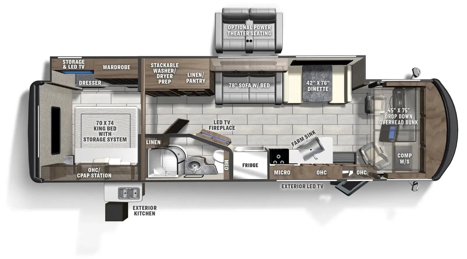 Coachmen Encore 325SS floor plan