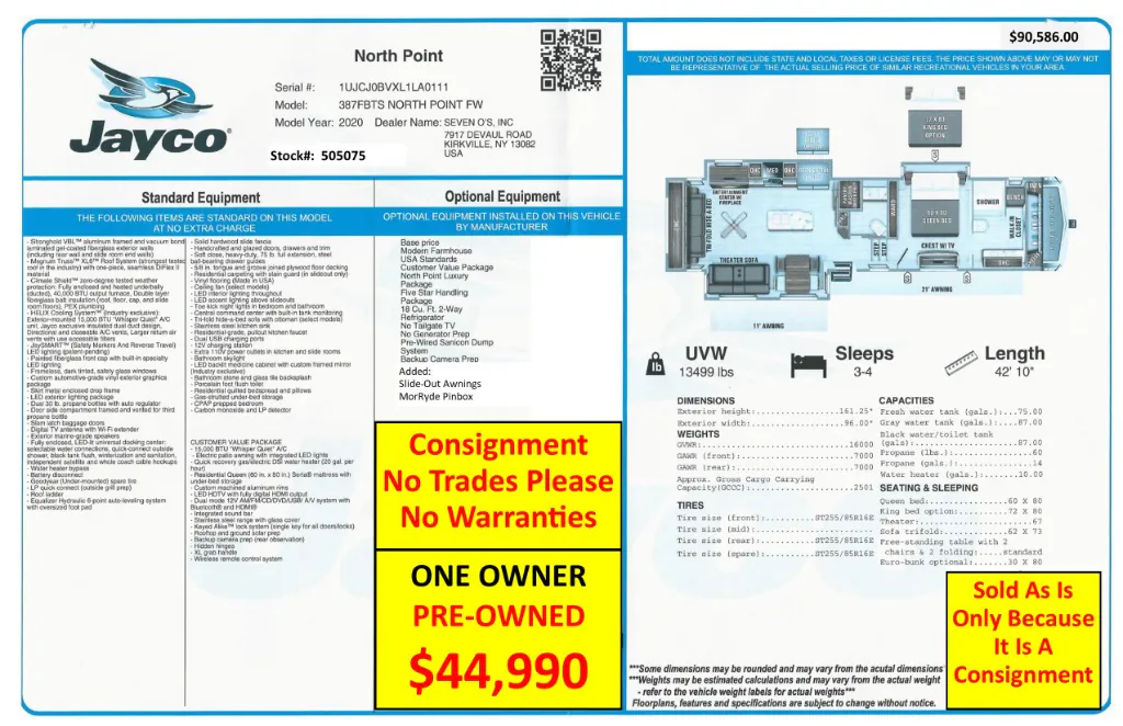 2020 Jayco North Point 387FBTS, Photos photo 63