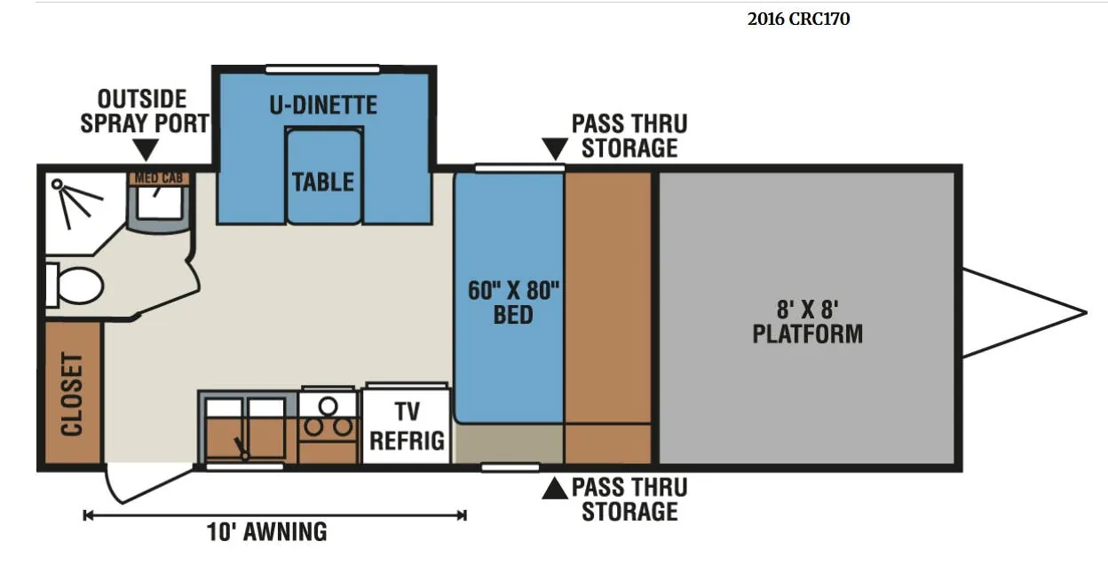 K-Z MXT CRC170 floor plan