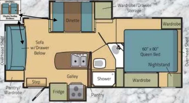 Adventurer Eagle Cap 1165 floor plan