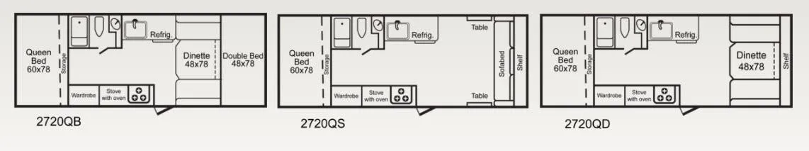 TrailManor Sport 2720 floor plan