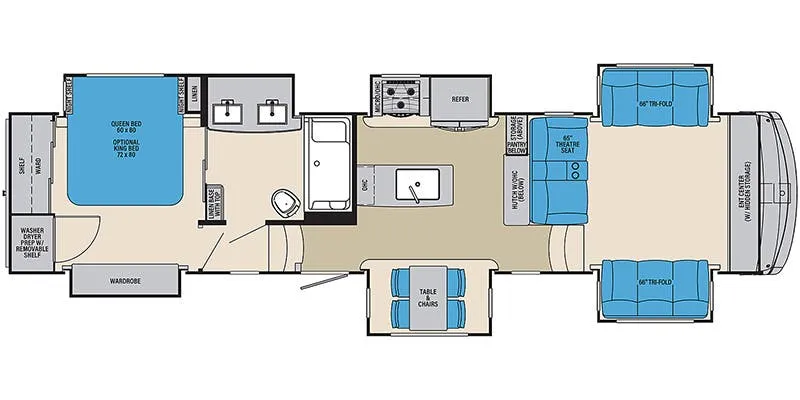 Palomino Columbus 389FLC floor plan