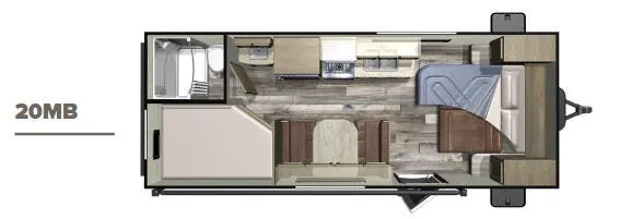 Starcraft Autumn Ridge Outfitter 20MB floor plan