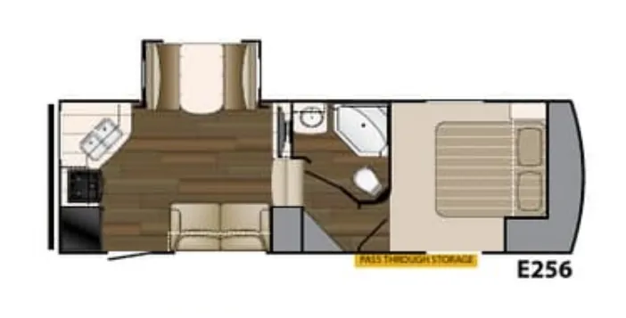 Heartland ElkRidge Xtreme Light E256 floor plan